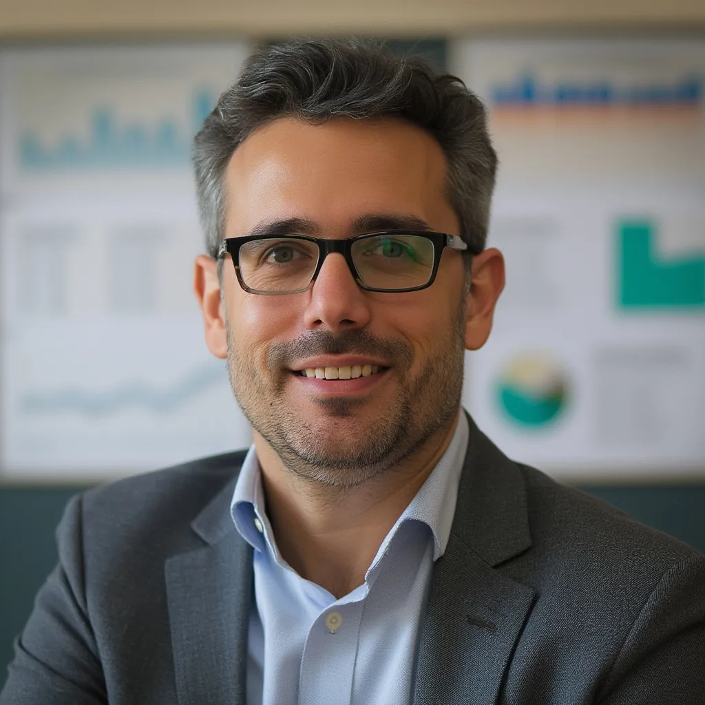 Retrato de Martín González, Jefe de Análisis